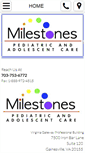 Mobile Screenshot of milestoneskids.com